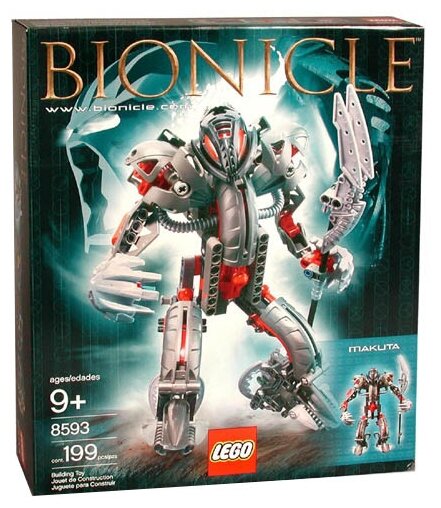 Конструктор LEGO Bionicle 8593 Макута, 199 дет.