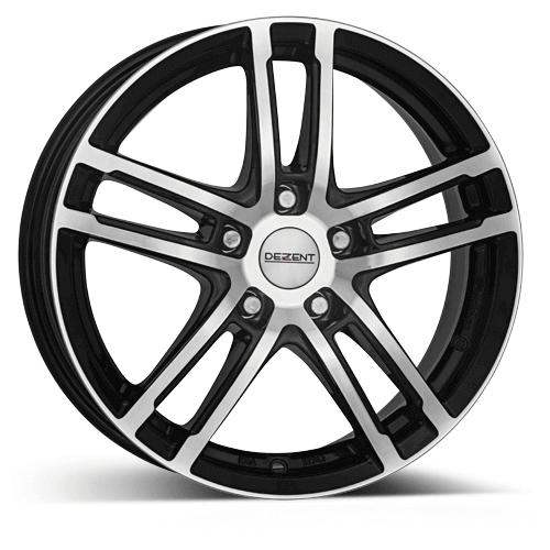 Диск Dezent TZ dark 18 / 8.0J PCD 5x112.00 ET 38.00 ЦО 66.60 Литой / Черный глянцевый с полированной лицевой поверхностью