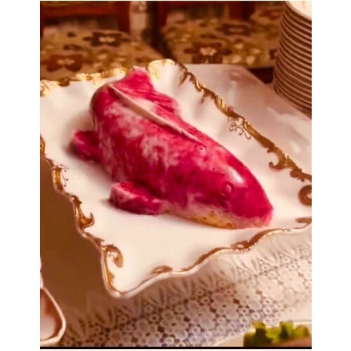 Форма кулинарная Рыба для салата селедка под шубой 35 см Х17,5см/форма для выкладки/форма для шоколада