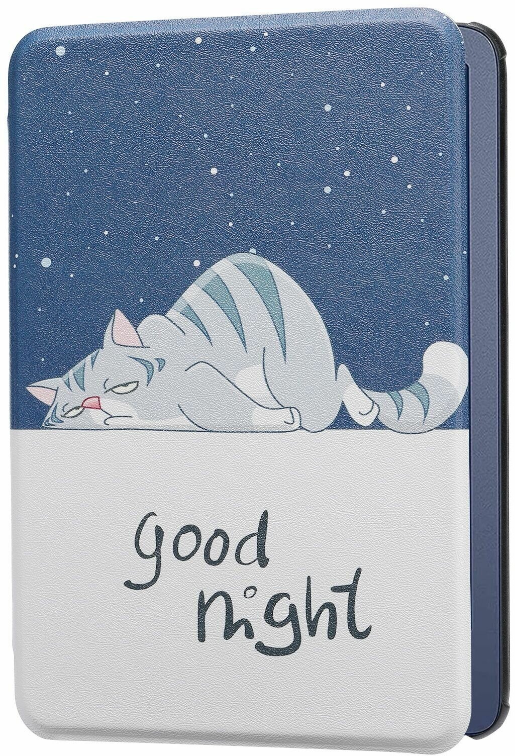 Чехол-книжка для Amazon Kindle PaperWhite 1/2/3 (2012/2013/2015) Good Night Cat