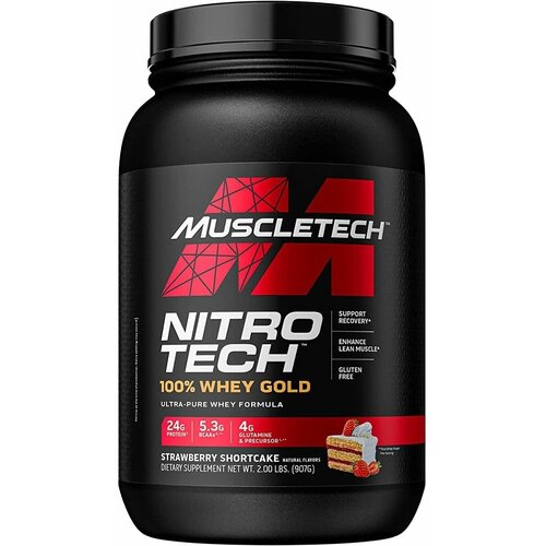 Nitro Tech 100% Whey Gold для набора мышечной массы