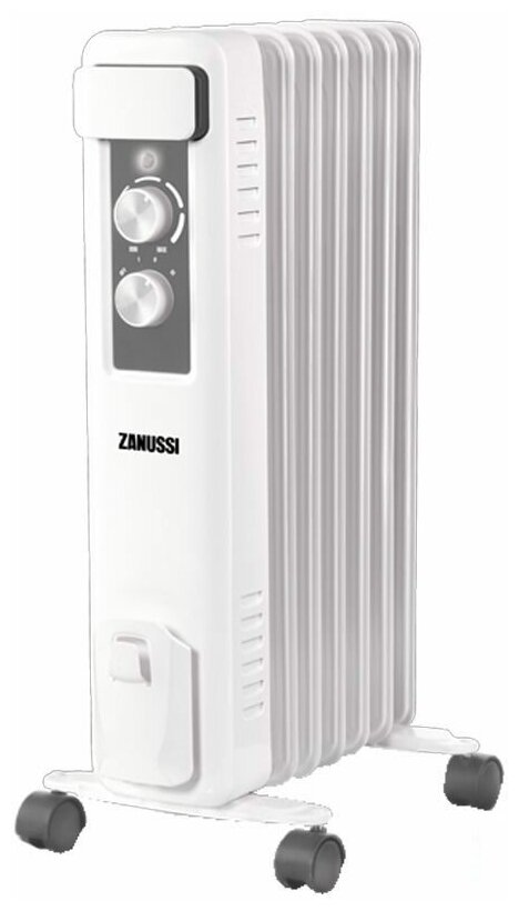 Радиатор масляный Zanussi Casa ZOH/CS - 07W 1500W (7 секций) - фотография № 3