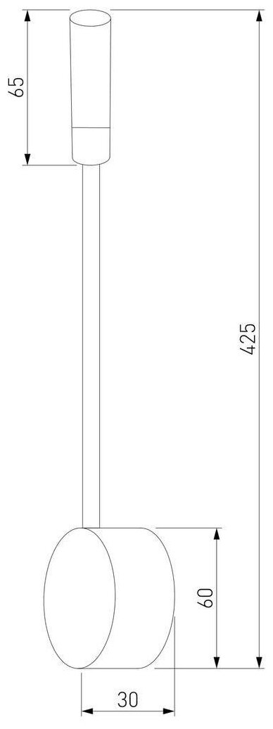 Бра \ Настенный светодиодный светильник на гибкой ножке Elektrostandard BARD 40117/LED, цвет белый - фотография № 4