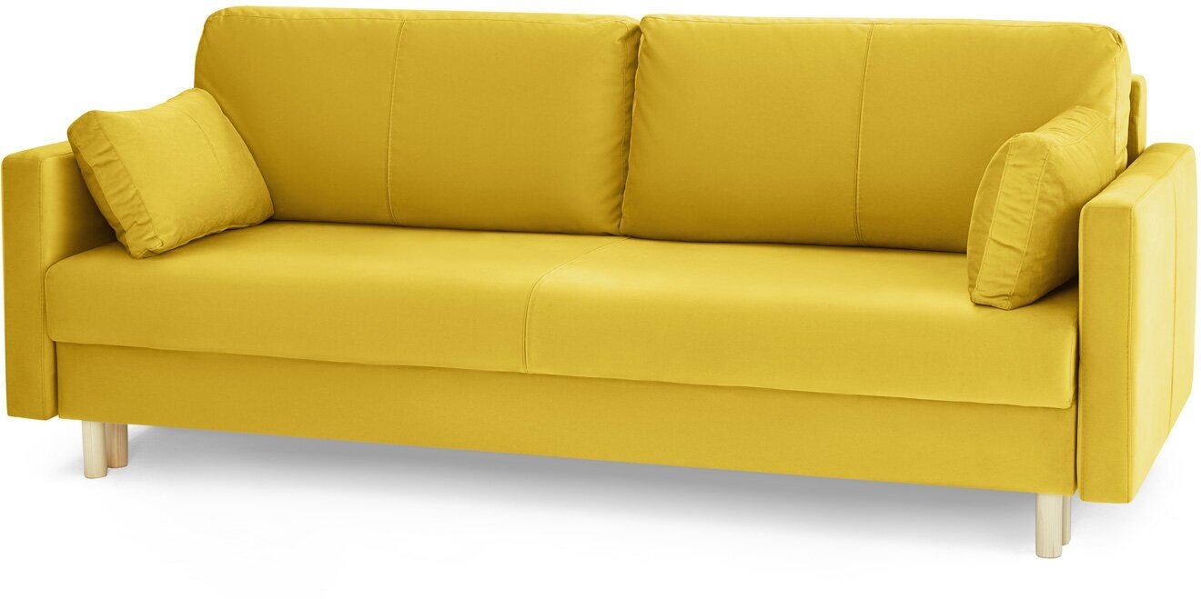 Диван-кровать SCANDICA Дублин, 220х93х89 см, цвет желтый