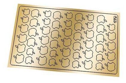 Freedecor, Металлизированные наклейки №179, золото