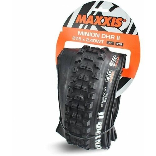 фото Покрышка для велосипеда maxxis minion dhr ii 27.5x2.40 tpi 60 folding exo/tr (etb85962000) нет бренда