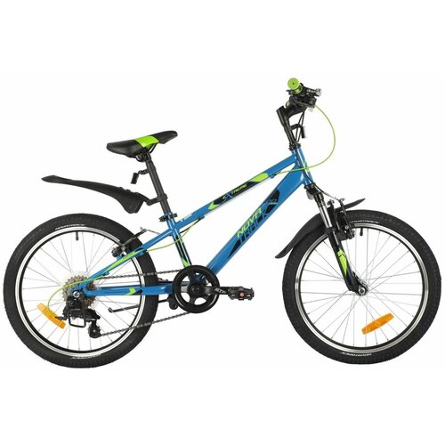 Велосипед NOVATRACK 20 EXTREME 6 V синий сталь 6 скор Shimano TY21Microshift TS38 V- brake тормо 22166₽
