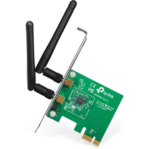 tp link tl wn881nd 300mbps wireless pci express card wifi pcie network adapter Wi-Fi адаптер TP-Link TL-WN881ND, зеленый