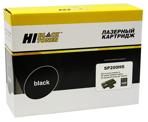Картридж лазерный Hi-Black SP200HS для Ricoh Aficio SP 202SN/200N/203SFN, черный