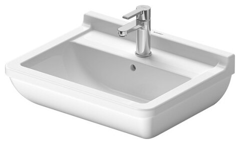 Подвесная раковина Duravit Starck 3 55х43х19см, арт. 0300550000, санфарфор