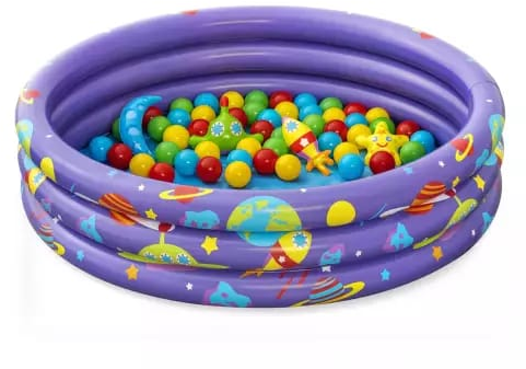 Детский надувной бассейн BestWay Галактика 52466 BW с мячами и игрушками