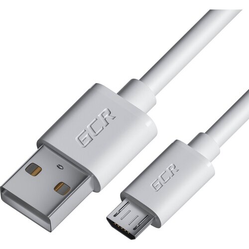 Кабель Greenconnect 1.0 м (GCR-53231) GCR Кабель 1.0m MicroUSB, белый, быстрая зарядка, 28/24 AWG, GCR-53231 GCR-53231