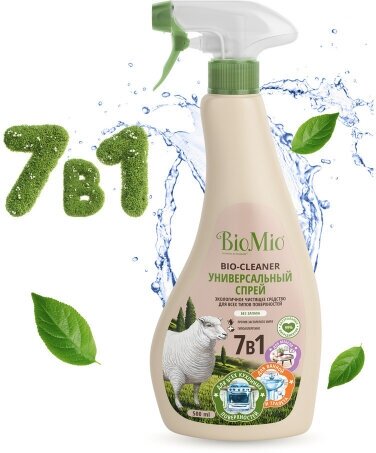 Чистящий спрей Biomio BIO-MULTI PURPOSE CLEANER универсальный, без запаха, 500 мл