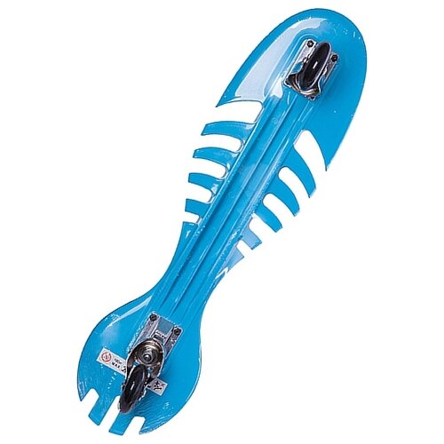Скейтборд BONNA пластиковый голубой, размер деки 28