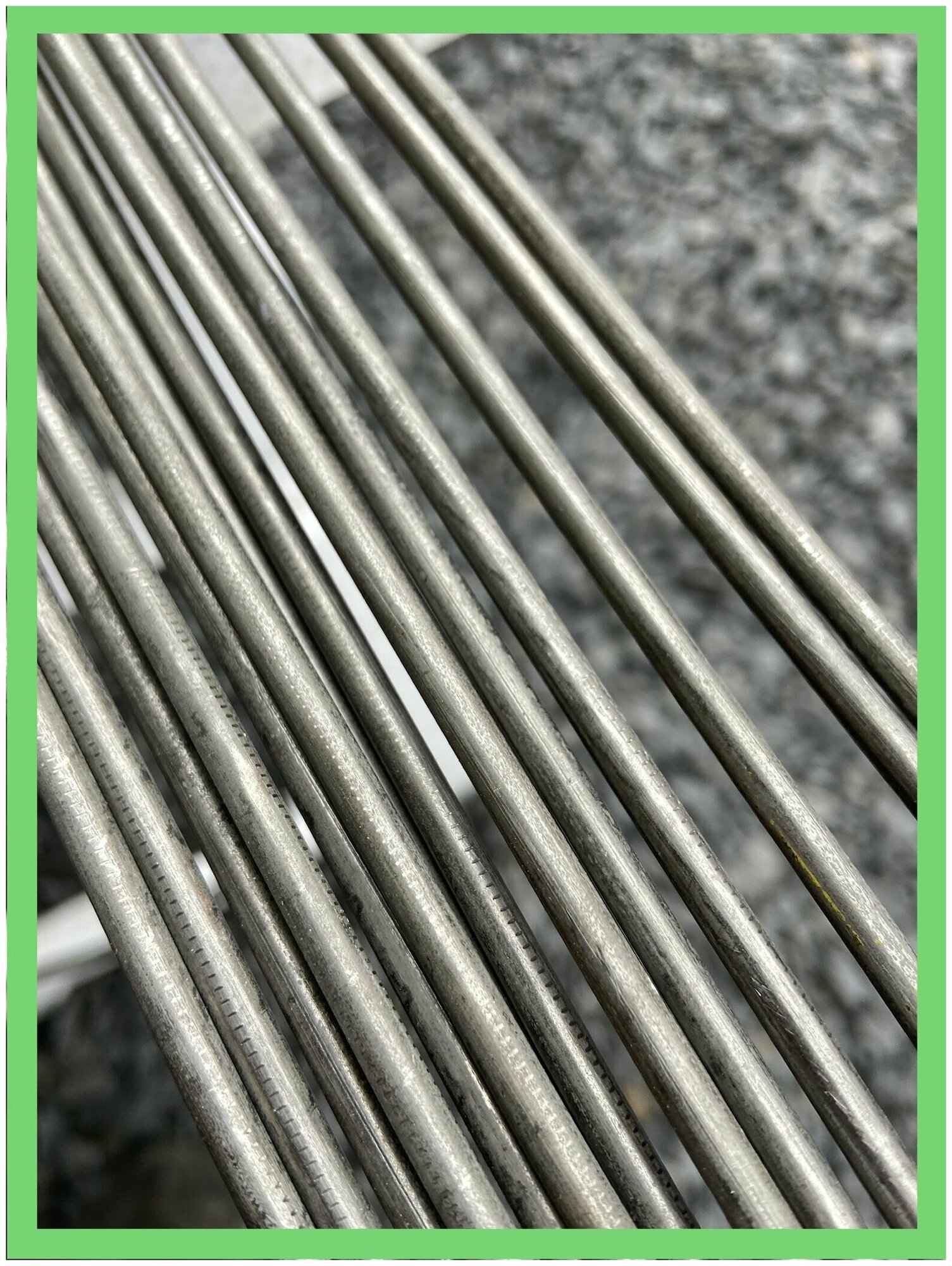 фото 1м прут 1шт 4мм сталь AISI 321 нержавеющая круг пищевой 12х18н10т пруток немагнитный металлический