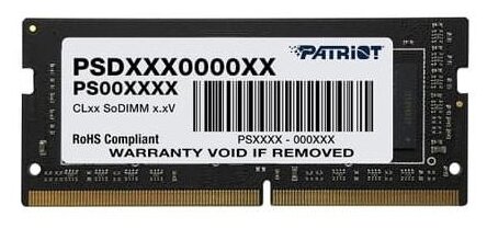 Оперативная память 16 ГБ 1 шт. Patriot Memory Signature PSD416G240081S