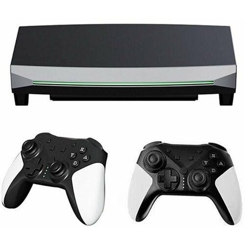 4K Мини ТВ-приставка Игровая консоль Game box H6 с беспроводными геймпадами 128 Гб(20000 классическими ретро играми)