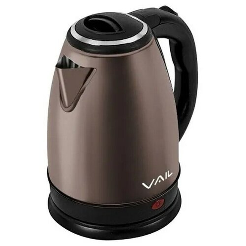 Чайник электрический VAIL VL-5508, электрочайник 1,8 л, 1800 Вт, шоколадный, коричневый