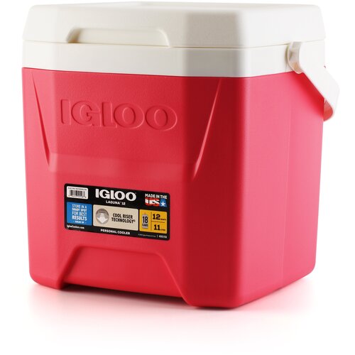 Изотермический пластиковый контейнер Igloo Laguna 12 розовый сумка холодильник igloo laguna 12 qt yellow 00050530