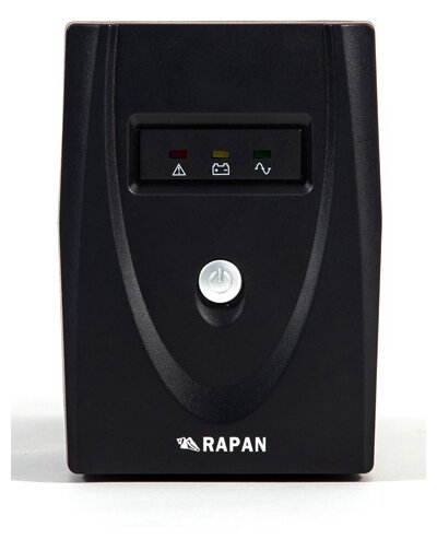 RAPAN-UPS 800 power supply 220 V 800VA / 480W meander with battery 7 Ah interactive