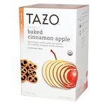 Чай травяной Tazo Organic baked cinnamon apple в пакетиках - изображение