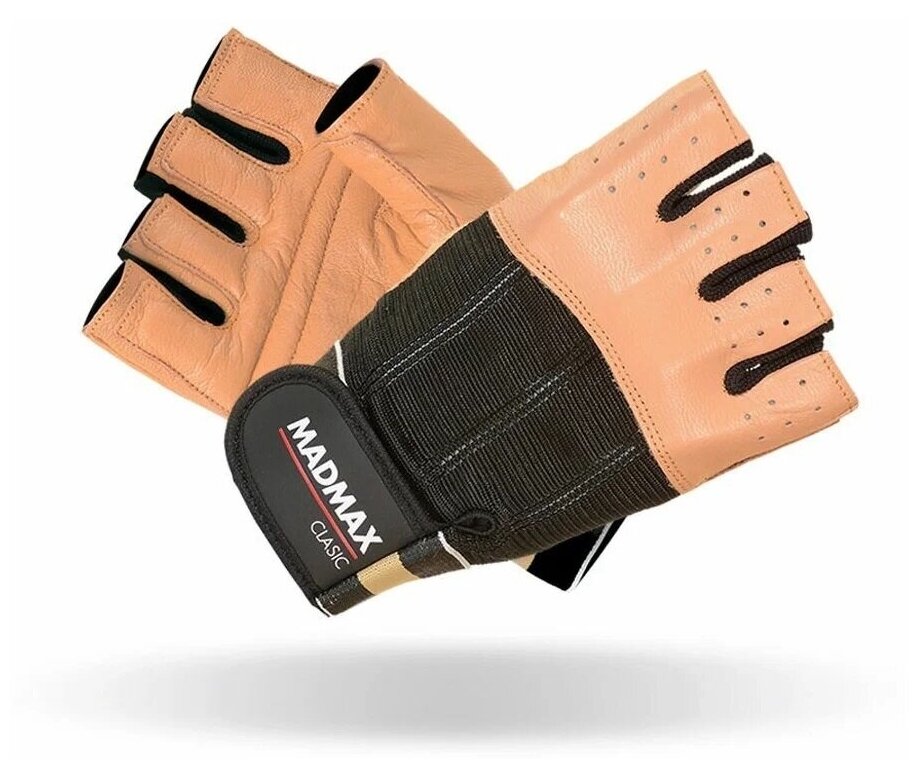 Перчатки для фитнеса Mad Max Clasic MFG-248 Brown-Black, Размер XL