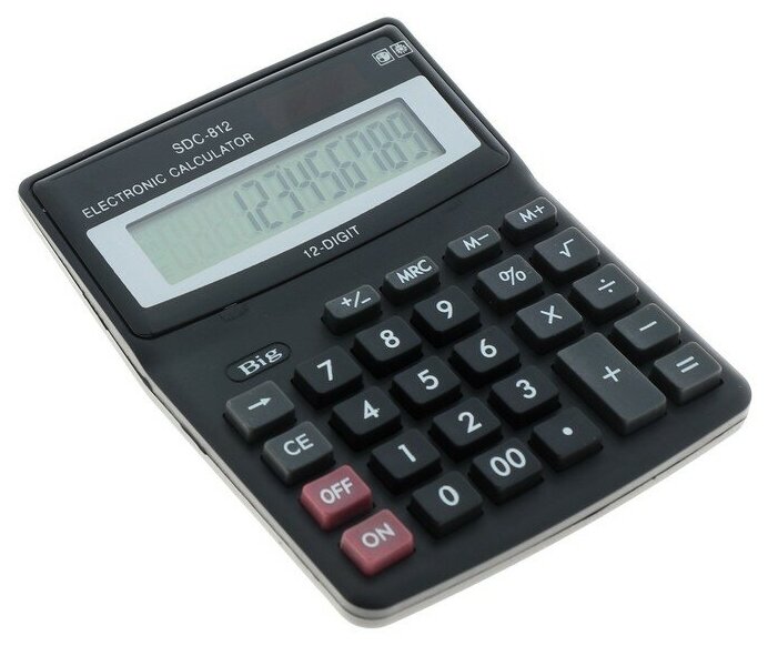 Калькулятор настольный 12 - разрядный SDC - 812V