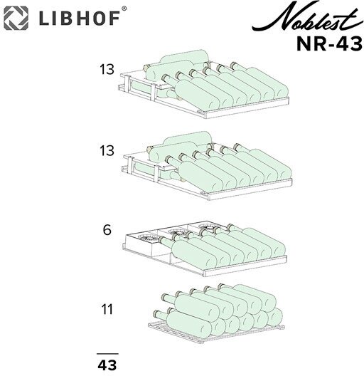 Винный шкаф Libhof NR-43 black