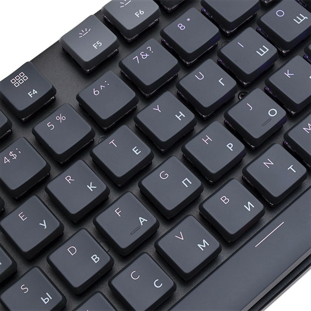 Клавиатура Wireless Keychron механическая ультратонкая, Full Size, RGB подсветка, Blue Switch - фото №2