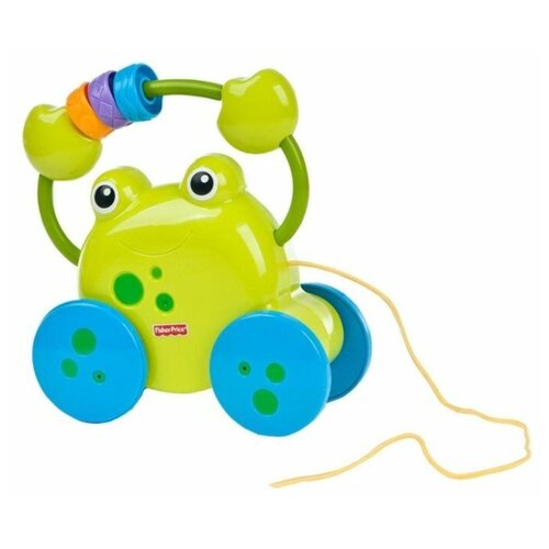 Каталка-игрушка Fisher-Price Лягушонок (W3150) со звуковыми эффектами