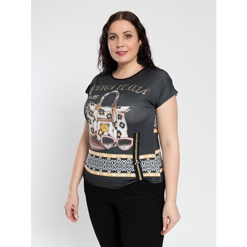 фото Футболка magic lady, размер 50, золотой