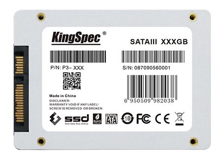 Твердотельный накопитель Kingspec 256Gb SATA III P3-256 - фото №4