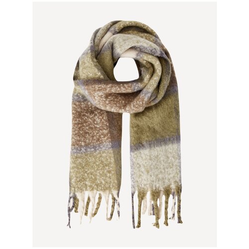 фото Шарф tom tailor для женщин серый, размер onesize