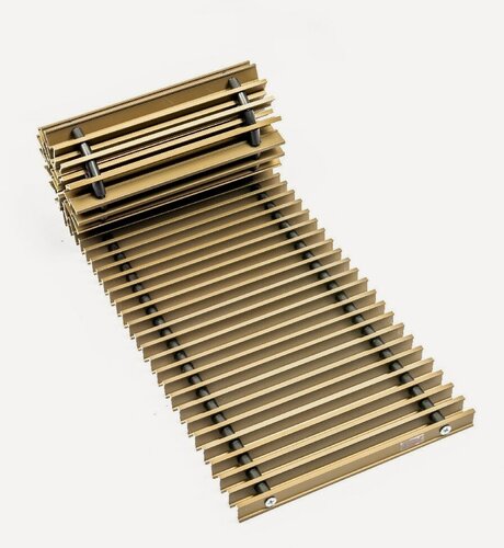 Изображение товара Решетка рулонная Techno РРА 250-2000/Б алюминиевая, цвет бронза