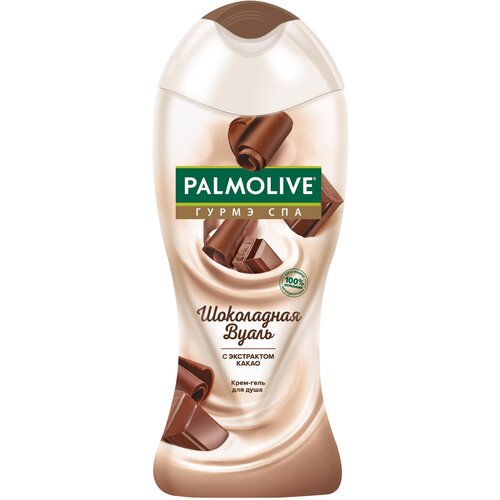 Крем-гель для душа Palmolive Гурмэ СПА Шоколадная вуальванильный шоколад, 250 мл, 288 г гель для душа гурмэ спа шоколадная вуаль с экстрактом какао 250мл 2 шт