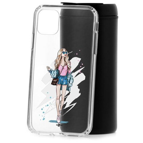фото Чехол на ip 11 kruche print fashion girl