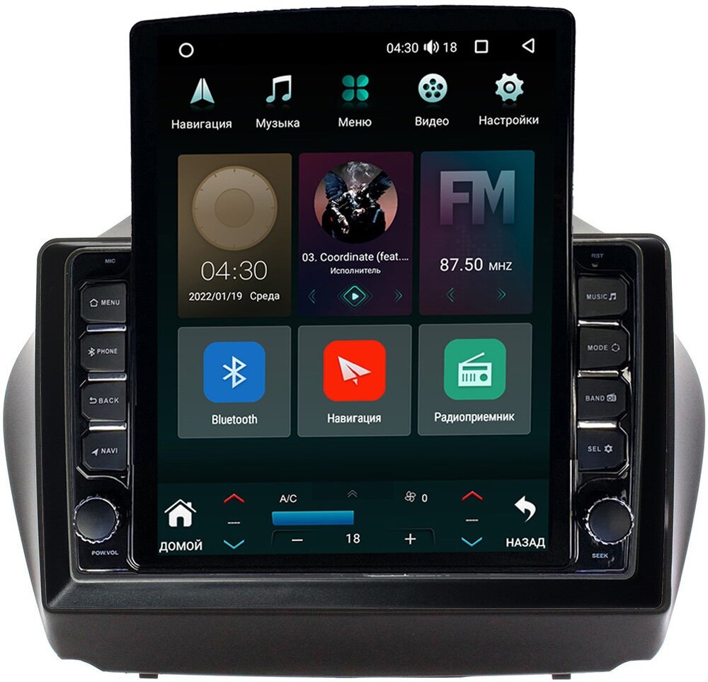 Штатная магнитола Hyundai ix35, Tucson 2 (2009-2015) Canbox H-Line 5611-1042 Android 10 (4G-SIM, 4/32, DSP, QLed, Tesla) (авто с камерой)