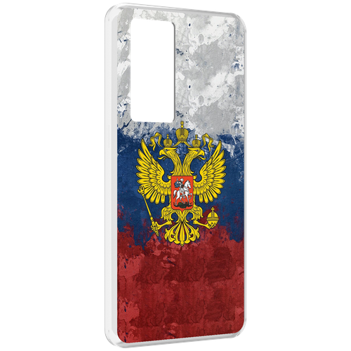 Чехол MyPads герб-России для Realme GT Master Explorer Edition задняя-панель-накладка-бампер