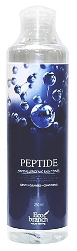 Eco branch Тонер с пептидами Peptide Hypoallergenic Skin, 250 мл