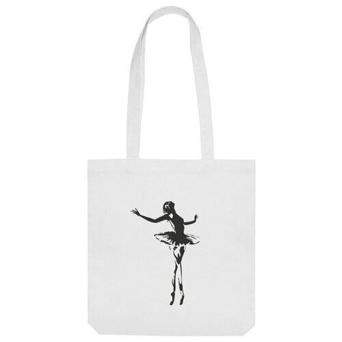 Сумка шоппер Us Basic, белый сумка балерина абстракция белый