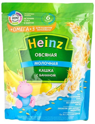 Каша Heinz молочная овсяная с бананом с 6 месяцев 200 г 1 шт - фото №17