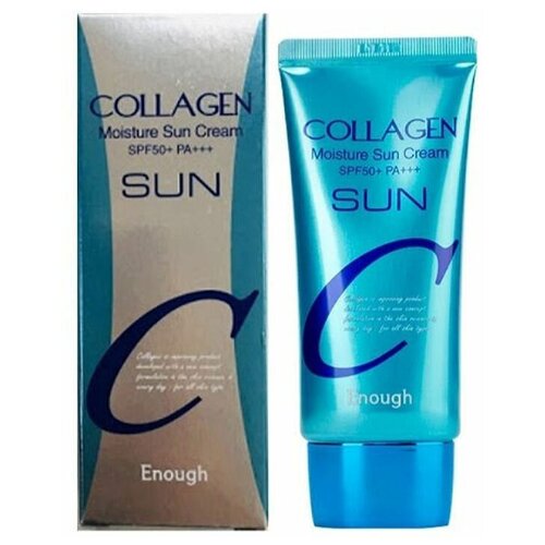 ENOUGH Увлажняющий солнцезащитный крем с коллагеном ENOUGH Collagen Moisture Sun Cream SPF50+ PA+++, 50 мл увлажняющий солнцезащитный крем с коллагеном enough collagen moisture sun cream spf50 pa