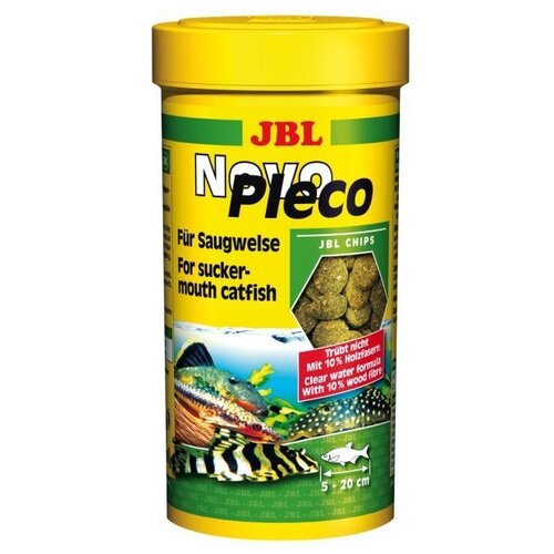 JBL NovoPleco корм для кольчужных сомов в форме чипсов 100 мл/ 53г