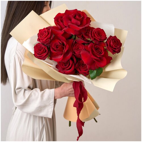 Букет цветов "Страстные Розы" 11 шт