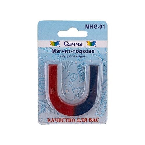 Магнит Gamma MHG-01, синий/красный, 30 г