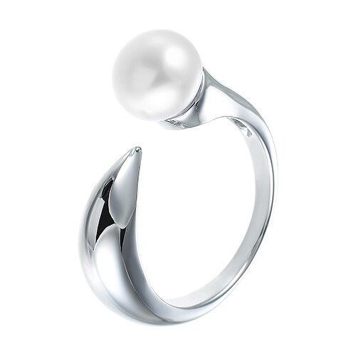 фото Jv кольцо с жемчугом из серебра ps150861r-j2-ko-wp-001-wg, размер 18