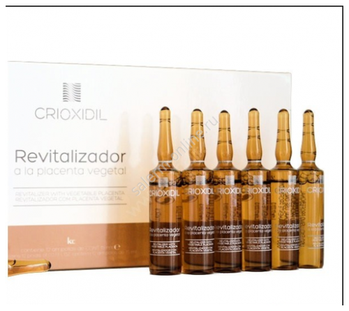 Ампулы для волос Ревитализатор Crioxidil 12*15мл.