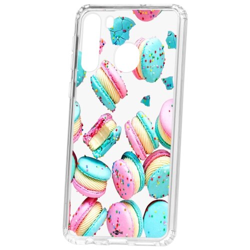 фото Чехол-накладка samsung galaxy a21 kruche print макарон
