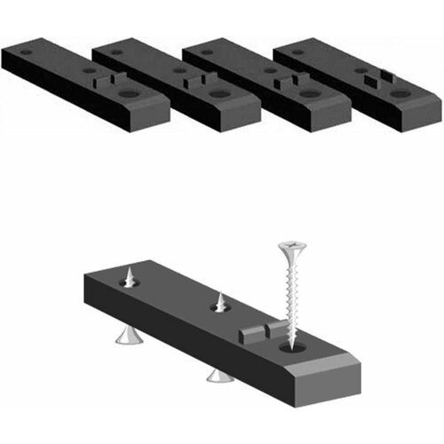Фасадно-террасный крепеж ГеоПластБорд Фастер