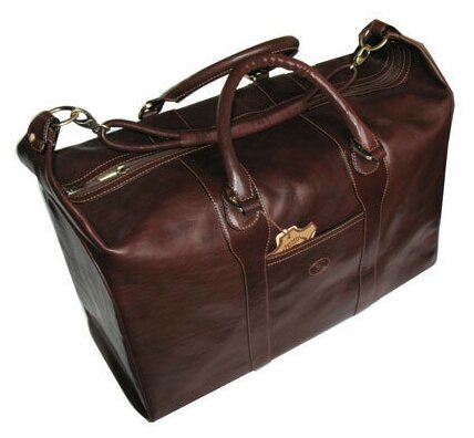 Дорожная сумка Tony Perotti 331397/2, темно коричневая - фотография № 1